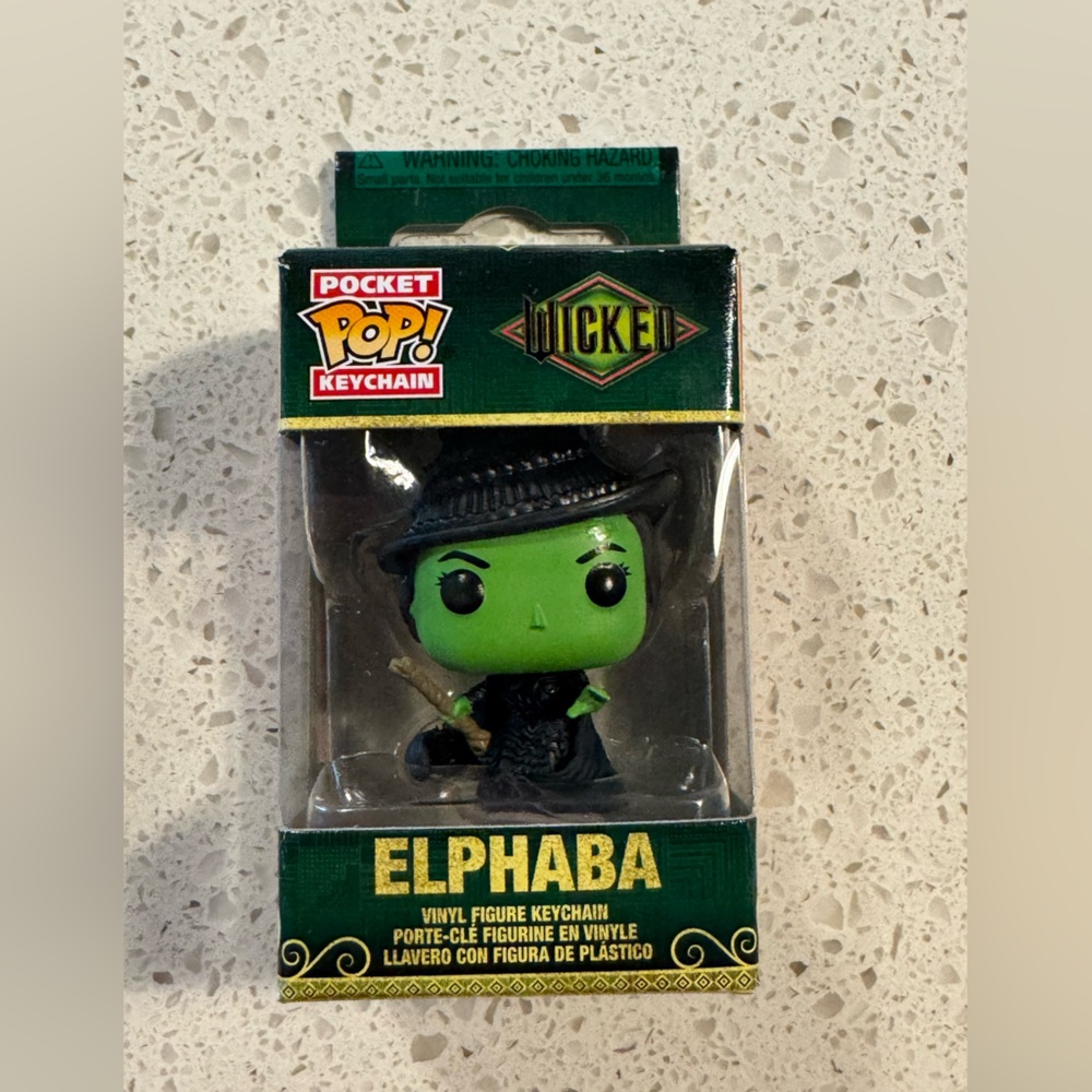 Elphaba Pocket Pop! Keychain Funko Pop Mini Keychain Elphaba - NWB